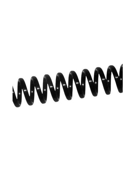 YOSAN ESPIRAL PLASTICO NEGRA 12 MM (PASO 56  4.1) 100 UNIDADES