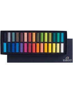 TALENS REMBRANDT SET BÁSICO 30 TIZAS 300C30.5 COLORES PASTELES SUAVES