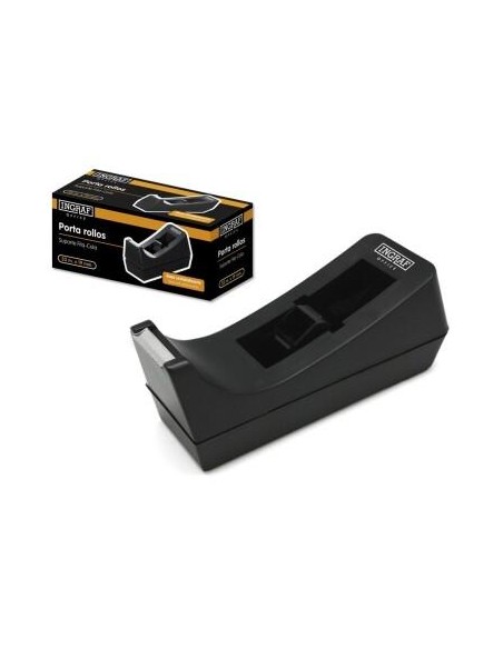 OFFICE CLUB DISPENSADOR PARA ROLLOS CELO DE 33 METROS NEGRO MODELO PR1