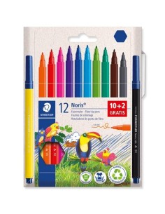 STAEDTLER ROTULADORES NORIS 326 C/SURTIDOS ESTUCHE 10+2 UD DE REGALO