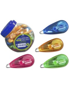 BISMARK CINTA CORRECTORA MINI 8 METROS - Pack de 48 unidades