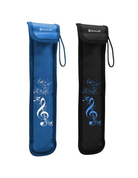 BISMARK FUNDA PARA FLAUTA MÚSICA CON ASA COLORES SURTIDOS