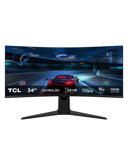 R83 34R83Q pantalla para PC 94 cm (37") 3440 x 1440 Pixeles LED Negro, Blanco