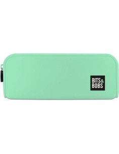 GRAFOPLÁS PORTATODO DE SILICONA BITS&BOBS VERDE AGUA