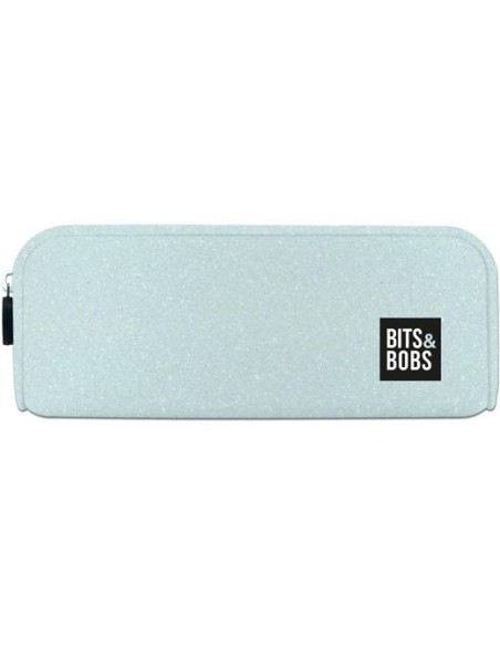 GRAFOPLÁS PORTATODO DE SILICONA BITS&BOBS AZUL PASTEL GLITTER