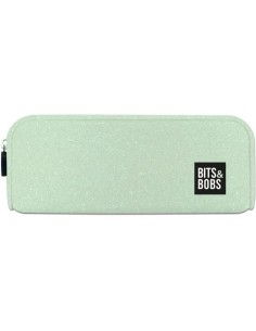 GRAFOPLÁS PORTATODO DE SILICONA BITS&BOBS VERDE PASTEL GLITTER