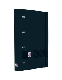 OXFORD EUROPEANBINDER LIVE&GO CARPETA ANILLAS 4X35 A4+ C/RECAMBIO 1 LÍNEA WRITE&ERASE POLYFOAM NEGRO
