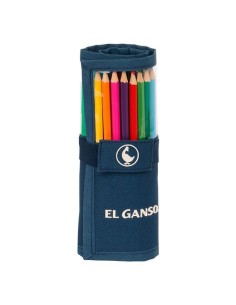 SAFTA PLUMIER ENROLLABLE 27 PIEZAS EL GANSO CLASSIC