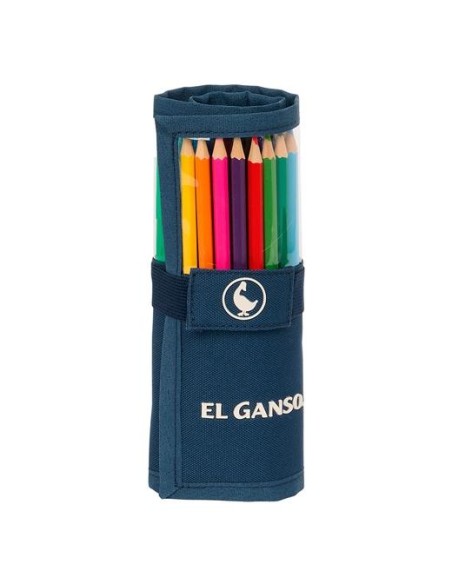 SAFTA PLUMIER ENROLLABLE 27 PIEZAS EL GANSO CLASSIC