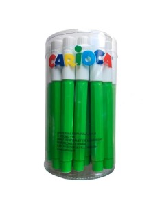 CARIOCA ROTULADOR JUMBO PUNTA GRUESA BOTE DE 30 VERDE CLARO