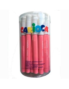 CARIOCA ROTULADOR JUMBO PUNTA GRUESA BOTE DE 30 ROSA