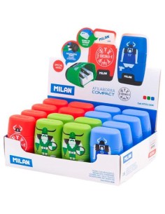 MILAN AFILABORRAS COMPACT VIKINGS CAJA EXPOSITORA 16U C/SURTIDOS