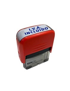 COLOP SELLO PRINTER C20 FORMULA  IVA INCLUIDO  ALMOHADILLA E/20 14X38MM ROJO