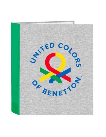 SAFTA CARPETA DE ANILLAS 4X35MM FOLIO LOMO ANCHO BENETTON POP