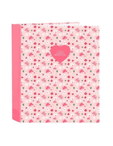 SAFTA CARPETA DE ANILLAS 4X35MM FOLIO LOMO ANCHO VMB IN BLOOM