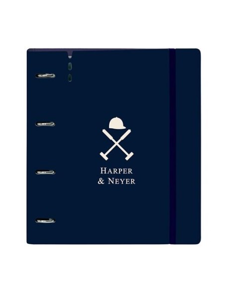 SAFTA CARPEBLOCK ANILLAS 4X35MM C/RECAMBIO 100H A4 TAPAS PP FOAM C/SEPARADORES HARPER & NEYER