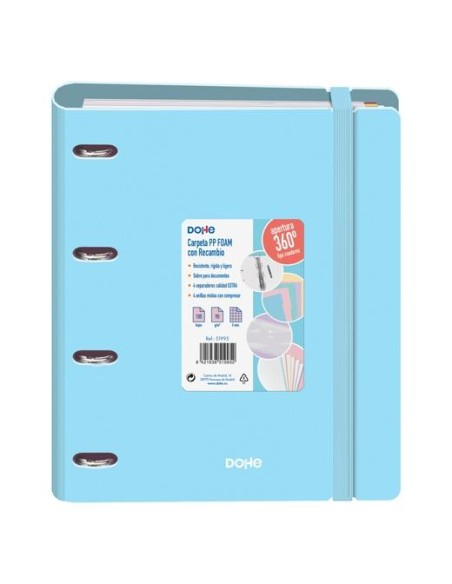 CARPEBLOC DOHE SERENITY A4 POLY AZUL