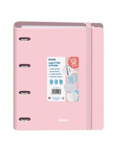 CARPEBLOC DOHE SERENITY A4 POLY ROSA