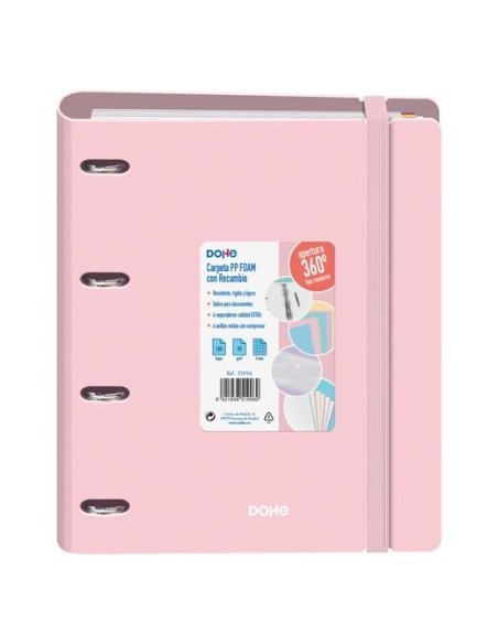 CARPEBLOC DOHE SERENITY A4 POLY ROSA