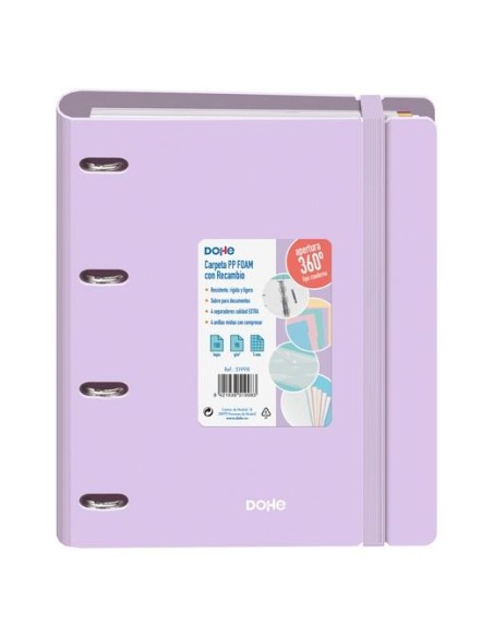 CARPEBLOC DOHE SERENITY A4 POLY MORADO