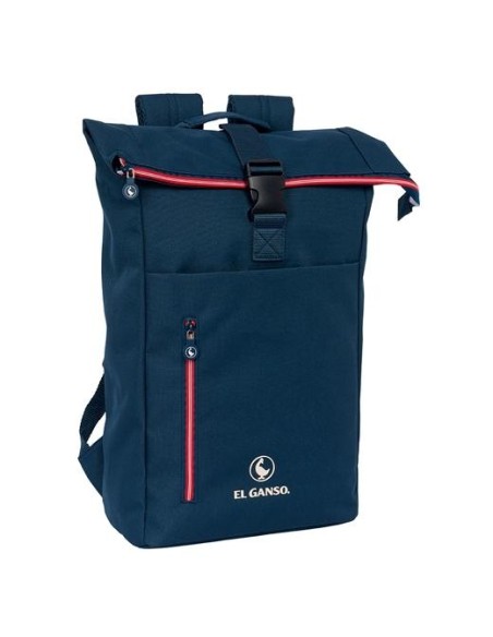SAFTA MOCHILA SOLAPA PARA PORTÁTIL 15,6 EL GANSO CLASSIC 15,3L AZUL