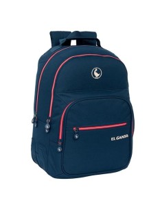 SAFTA MOCHILA DOBLE ADAPTABLE CARRO EL GANSO CLASSIC 20L AZUL