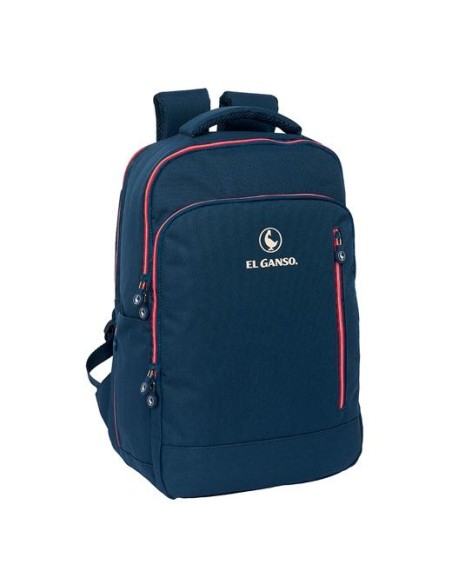 SAFTA MOCHILA PORTÁTIL 15,6 + TABLET + USB EL GANSO CLASSIC 19,15L AZUL