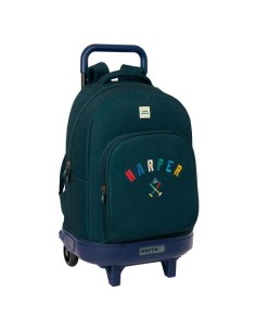 SAFTA MOCHILA GRANDE CON RUEDAS COMPACT EXTRAÍBLE HARPER & NEYER