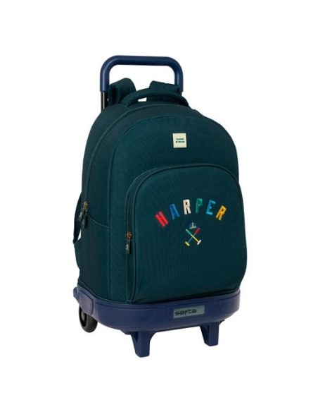 SAFTA MOCHILA GRANDE CON RUEDAS COMPACT EXTRAÍBLE HARPER & NEYER