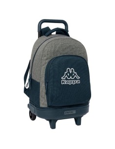 SAFTA MOCHILA GRANDE C/RUEDAS COMPACT EXTRAIBLE KAPPA DARK NAVY