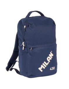 MILAN MOCHILA URBANA COMPACTA CON CIERRE DE SEGURIDAD 15L COLECCIÓN 430 SINCE 1918 AZUL