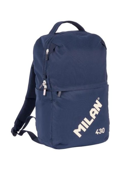 MILAN MOCHILA URBANA COMPACTA CON CIERRE DE SEGURIDAD 15L COLECCIÓN 430 SINCE 1918 AZUL