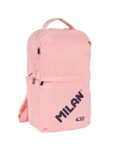 MILAN MOCHILA URBANA COMPACTA CON CIERRE DE SEGURIDAD 15L COLECCIÓN 430 SINCE 1918 ROSA