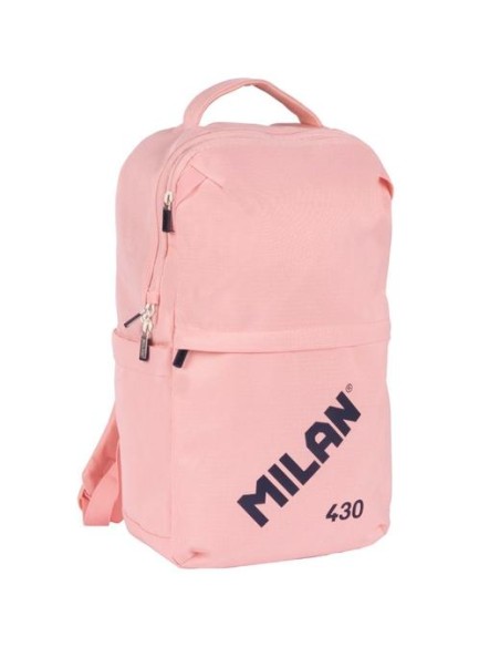 MILAN MOCHILA URBANA COMPACTA CON CIERRE DE SEGURIDAD 15L COLECCIÓN 430 SINCE 1918 ROSA