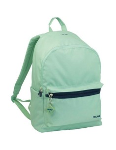 MILAN MOCHILA ESCOLAR 2 CREMALLERAS 22L SERIE 1918 VERDE