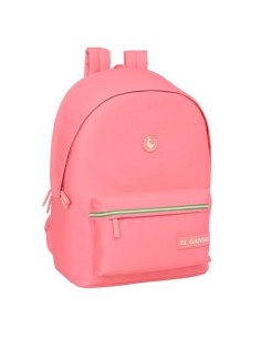 SAFTA MOCHILA DOBLE PARA PORTÁTIL 15,6+USB 24,55L EL GANSO BASICS MARSALA