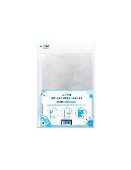 CARCHIVO FUNDAS INGENIOX A4 EXTRAÍBLES PP CRISTAL REFORZADO -PACK 10U-