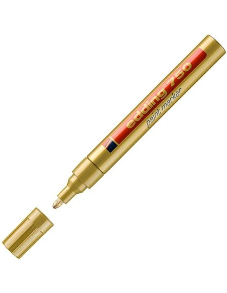 EDDING MARCADOR PERMANENTE TINTA OPACA 750 ORO