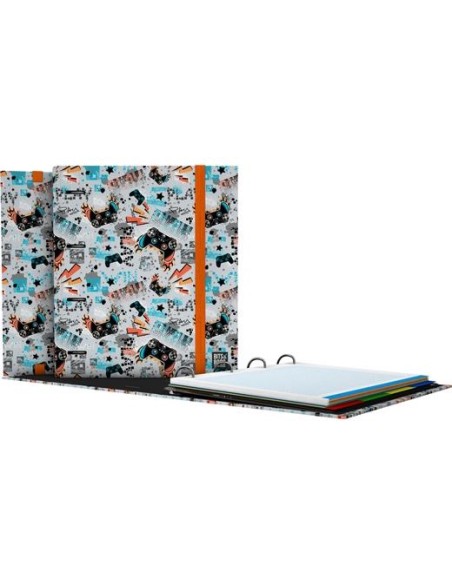 GRAFOPLÁS CARPEBOOK ANILLAS 4D35MM PL3.FORRADO DIN-A4 PLAY