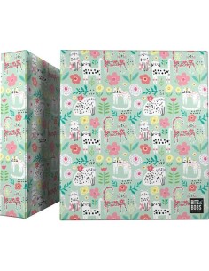 GRAFOPLÁS CARPETA ANILLAS 4X40MM A4 CARTÓN FORRADO FSC BITS&BOBS 24 CATS