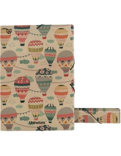 GRAFOPLÁS CAJA DE PROYECTOS FOLIO CON GOMAS LOMO DE 5CM CARTÓN Y KRAFT UNINATURE CAPADOCIA