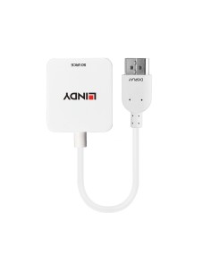 38146 adaptador de cable de vídeo HDMI tipo A (Estándar) DisplayPort Blanco 2