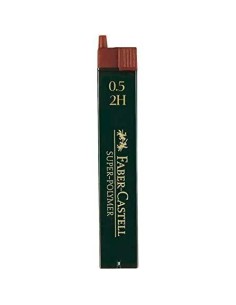 FABER CASTELL ESTUCHE DE 12 MINAS 0,5MM 2H EN BLISTER