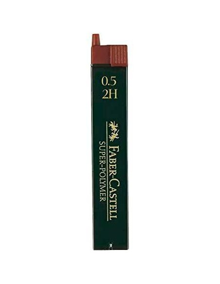 FABER CASTELL ESTUCHE DE 12 MINAS 0,5MM 2H EN BLISTER