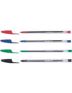 MOLIN BOLÍGRAFO BASIC CRISTAL BALL POINT PEN VERDE - Pack de 50 unidades