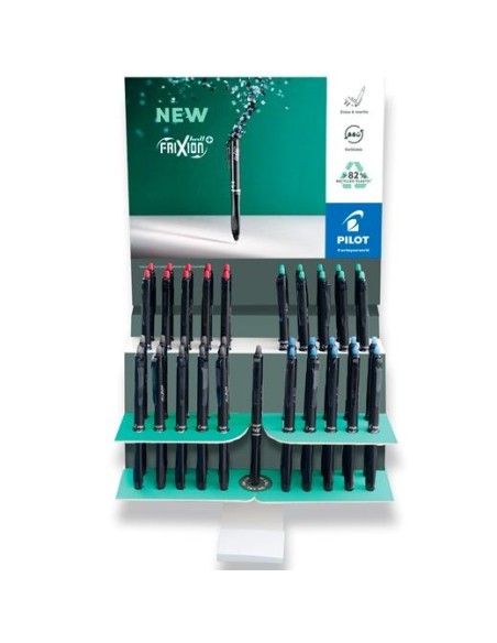 PILOT BOLÍGRAFO TINTA BORRABLE FRIXION BALL PLUS 0.7 C/SURTIDOS EXPOSITOR 40 UD
