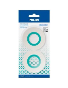 MILAN CINTA ADHESIVA ROLLO 19MMX33M BLÍSTER 2U INVISIBLE MATE