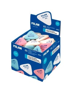 MILAN GOMA 4865 MIGA DE PAN FLEXIBLE TRIANGULAR PEQUEÑA CAJA EXPOSITORA 65 UD C/SURTIDOS