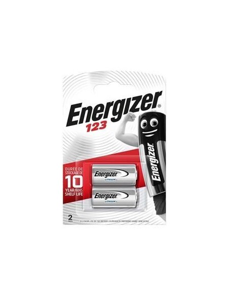 ENERGIZER PILA LITIO FOTO CR123 3V BLISTER -2U-