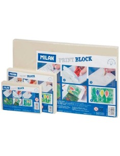 MILAN PLANCHA DE GRABADO PRINT BLOCK GRANDE 15X30X0,9 CM